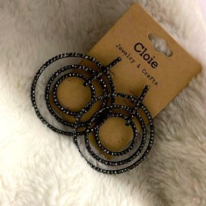 Black earrings